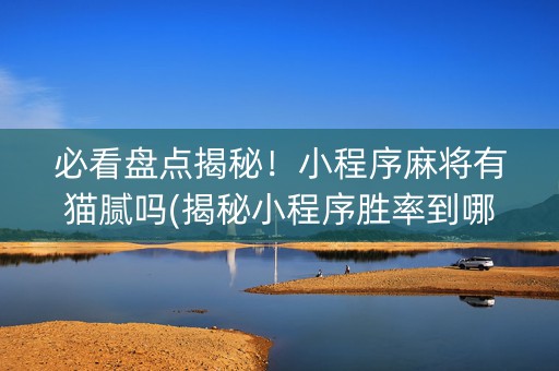 必看盘点揭秘！小程序麻将有猫腻吗(揭秘小程序胜率到哪调)