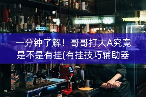 一分钟了解！哥哥打大A究竟是不是有挂(有挂技巧辅助器)