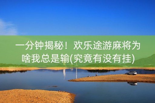 一分钟揭秘！欢乐途游麻将为啥我总是输(究竟有没有挂)