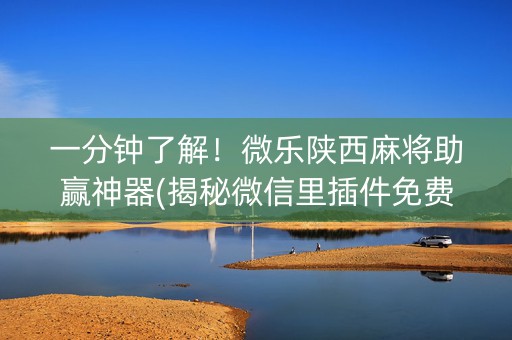 一分钟了解！微乐陕西麻将助赢神器(揭秘微信里插件免费)
