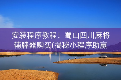 安装程序教程！蜀山四川麻将辅牌器购买(揭秘小程序助赢软件)