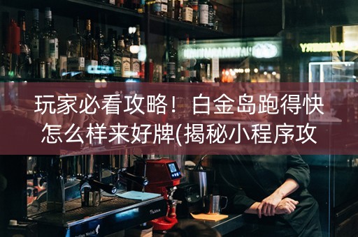 玩家必看攻略！白金岛跑得快怎么样来好牌(揭秘小程序攻略插件)