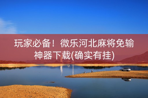 玩家必备！微乐河北麻将免输神器下载(确实有挂)
