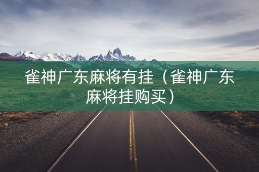 雀神广东麻将有挂（雀神广东麻将挂购买）