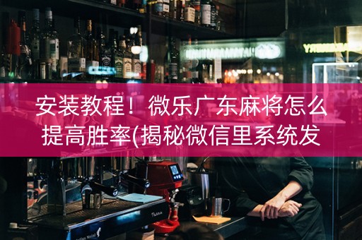 安装教程！微乐广东麻将怎么提高胜率(揭秘微信里系统发好牌)