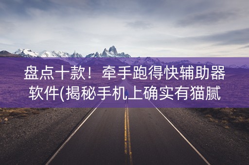 盘点十款！牵手跑得快辅助器软件(揭秘手机上确实有猫腻)