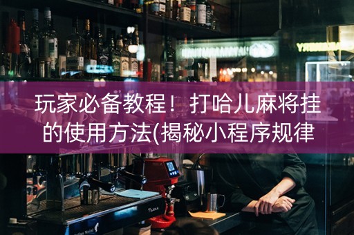 玩家必备教程！打哈儿麻将挂的使用方法(揭秘小程序规律攻略)