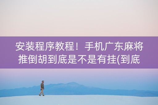 安装程序教程！手机广东麻将推倒胡到底是不是有挂(到底是不是有挂)