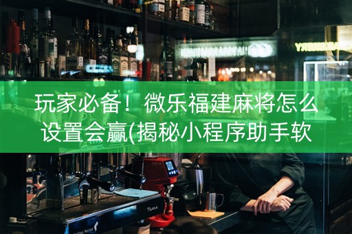 玩家必备！微乐福建麻将怎么设置会赢(揭秘小程序助手软件)