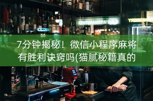 7分钟揭秘！微信小程序麻将有胜利诀窍吗(猫腻秘籍真的有挂)