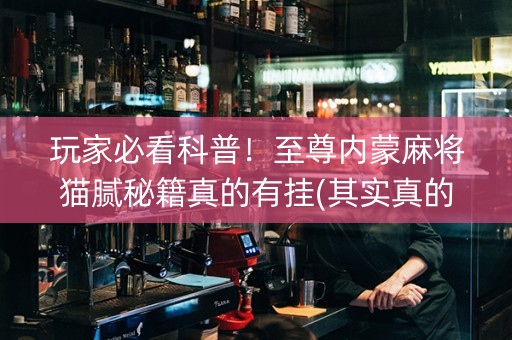 玩家必看科普！至尊内蒙麻将猫腻秘籍真的有挂(其实真的确实有挂)