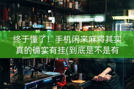 终于懂了！手机闲来麻将其实真的确实有挂(到底是不是有挂)