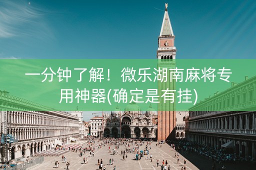 一分钟了解！微乐湖南麻将专用神器(确定是有挂)