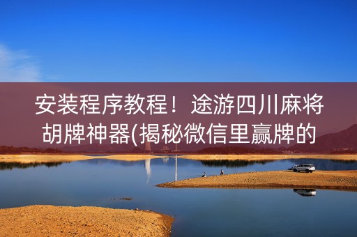 安装程序教程！途游四川麻将胡牌神器(揭秘微信里赢牌的技巧)