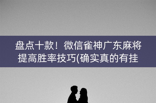 盘点十款！微信雀神广东麻将提高胜率技巧(确实真的有挂)