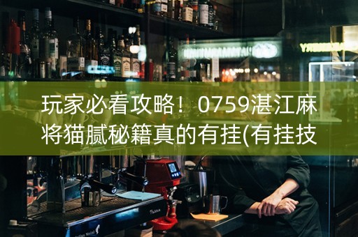 玩家必看攻略！0759湛江麻将猫腻秘籍真的有挂(有挂技巧辅助器)