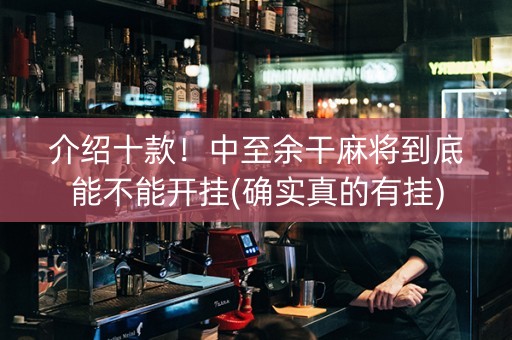 介绍十款！中至余干麻将到底能不能开挂(确实真的有挂)