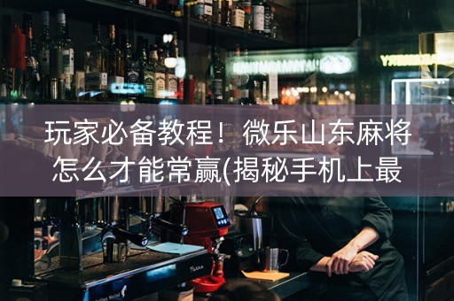 玩家必备教程！微乐山东麻将怎么才能常赢(揭秘手机上最新神器下载)