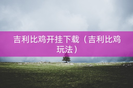 吉利比鸡开挂下载（吉利比鸡玩法）