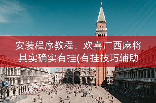 安装程序教程！欢喜广西麻将其实确实有挂(有挂技巧辅助器)