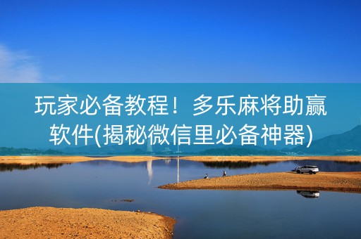 玩家必备教程！多乐麻将助赢软件(揭秘微信里必备神器)