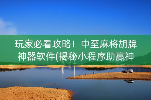 玩家必看攻略！中至麻将胡牌神器软件(揭秘小程序助赢神器)