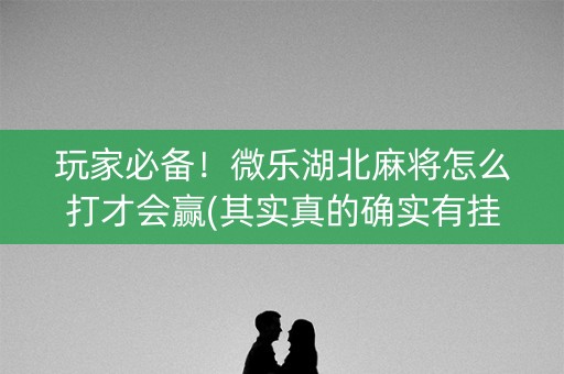 玩家必备！微乐湖北麻将怎么打才会赢(其实真的确实有挂)