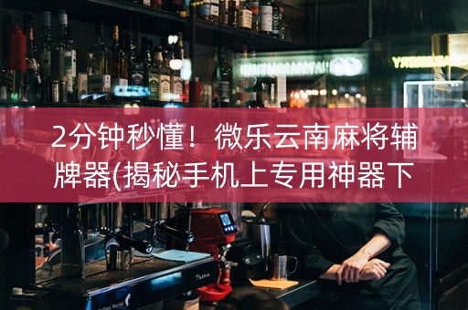 2分钟秒懂！微乐云南麻将辅牌器(揭秘手机上专用神器下载)