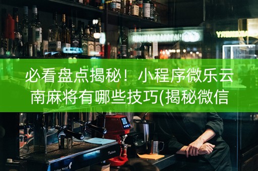 必看盘点揭秘！小程序微乐云南麻将有哪些技巧(揭秘微信里赢的诀窍)