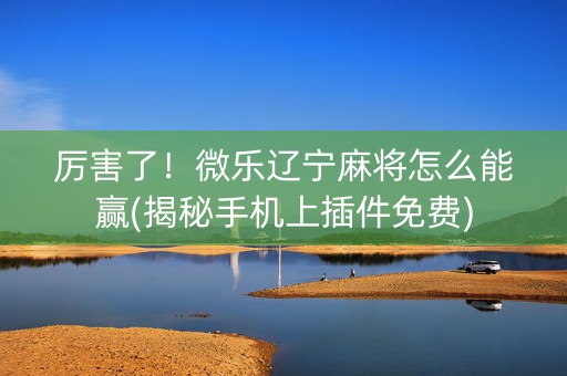 厉害了！微乐辽宁麻将怎么能赢(揭秘手机上插件免费)