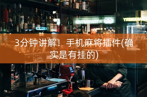 3分钟讲解！手机麻将插件(确实是有挂的)