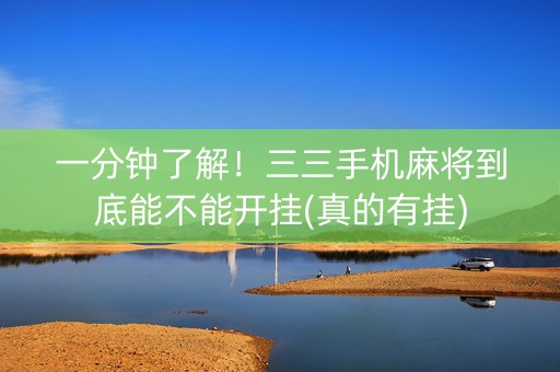 一分钟了解！三三手机麻将到底能不能开挂(真的有挂)