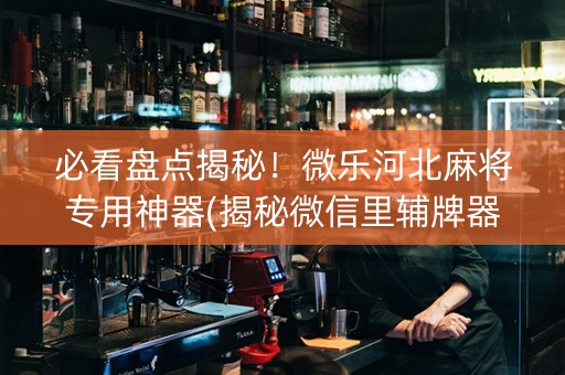 必看盘点揭秘！微乐河北麻将专用神器(揭秘微信里辅牌器)