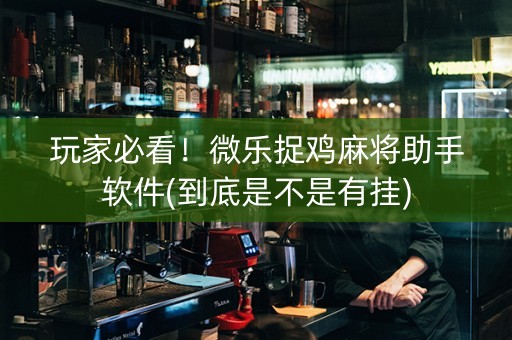 玩家必看！微乐捉鸡麻将助手软件(到底是不是有挂)
