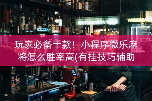 玩家必备十款！小程序微乐麻将怎么胜率高(有挂技巧辅助器)