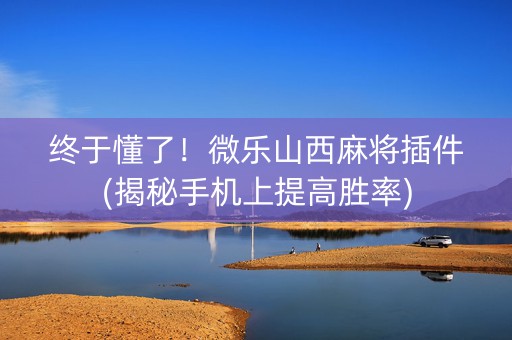 终于懂了！微乐山西麻将插件(揭秘手机上提高胜率)