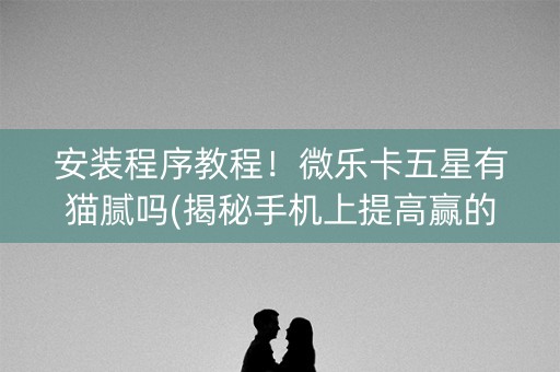 安装程序教程！微乐卡五星有猫腻吗(揭秘手机上提高赢的概率)