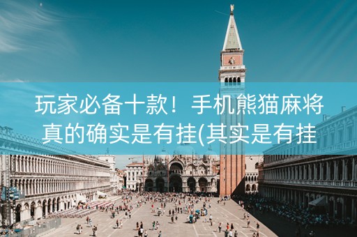 玩家必备十款！手机熊猫麻将真的确实是有挂(其实是有挂的)