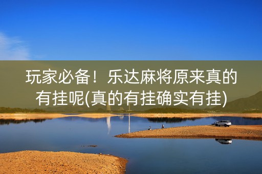 玩家必备！乐达麻将原来真的有挂呢(真的有挂确实有挂)