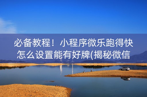 必备教程！小程序微乐跑得快怎么设置能有好牌(揭秘微信里专用神器下载)
