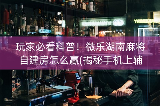 玩家必看科普！微乐湖南麻将自建房怎么赢(揭秘手机上辅牌器)