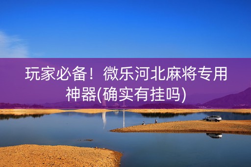 玩家必备！微乐河北麻将专用神器(确实有挂吗)
