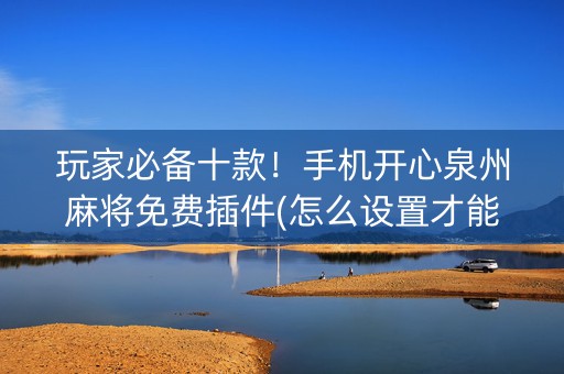 玩家必备十款！手机开心泉州麻将免费插件(怎么设置才能赢)