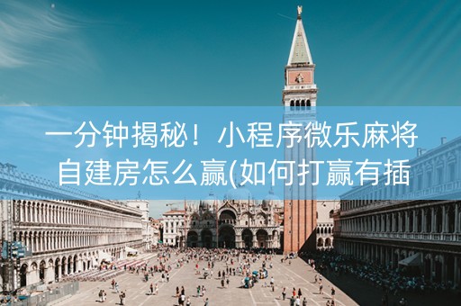 一分钟揭秘！小程序微乐麻将自建房怎么赢(如何打赢有插件吗)