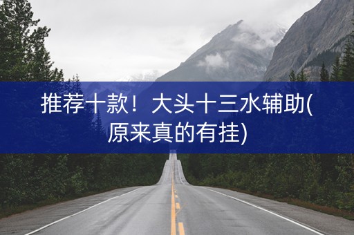 推荐十款！大头十三水辅助(原来真的有挂)