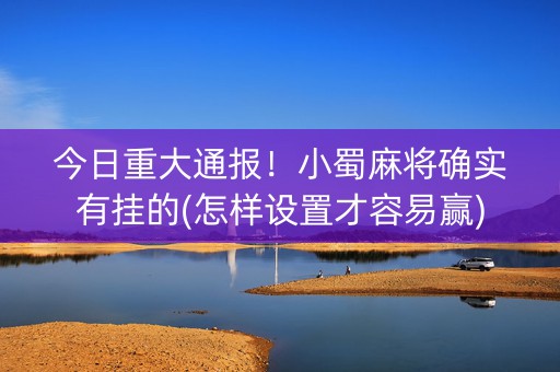 今日重大通报！小蜀麻将确实有挂的(怎样设置才容易赢)