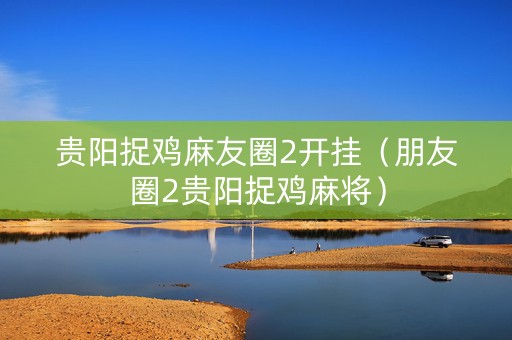 贵阳捉鸡麻友圈2开挂（朋友圈2贵阳捉鸡麻将）