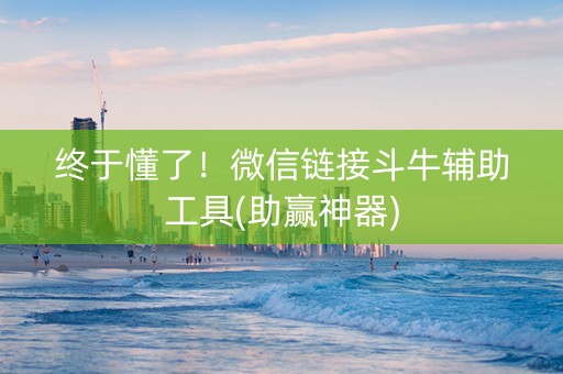 终于懂了！微信链接斗牛辅助工具(助赢神器)