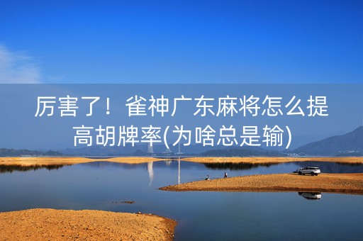 厉害了！雀神广东麻将怎么提高胡牌率(为啥总是输)