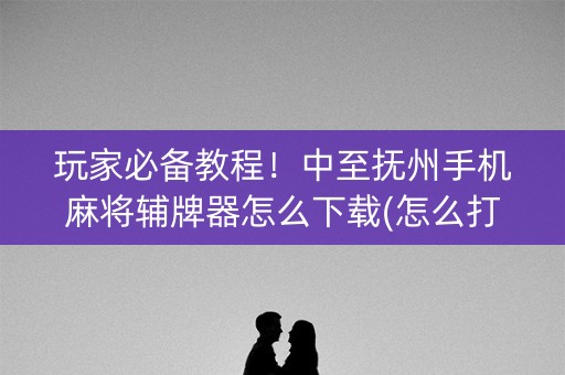 玩家必备教程！中至抚州手机麻将辅牌器怎么下载(怎么打才赢)